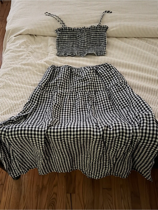 Reformation Dresses & Skirts - Reformation Black and White Gingham 2 Piece Set